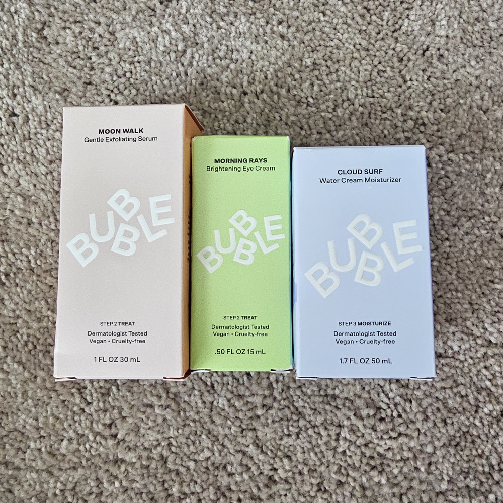 Bubble Skincare Trio Set